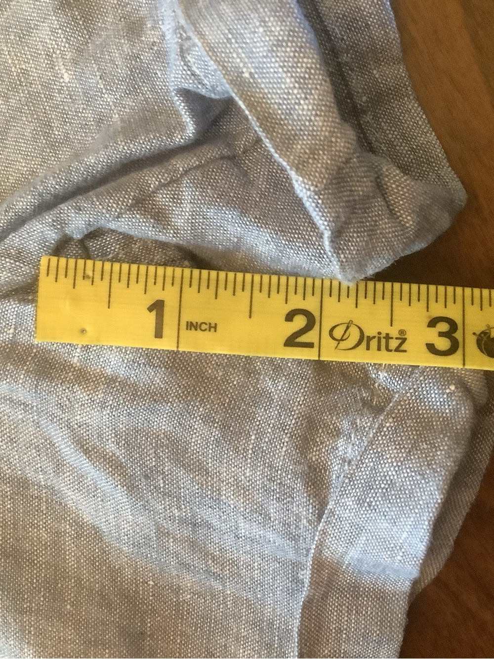 Athleta Cabo Linen Shorts Blue Slub 100% Linen Pull-On Elastic Waist Size 12 - Picture 7 of 11